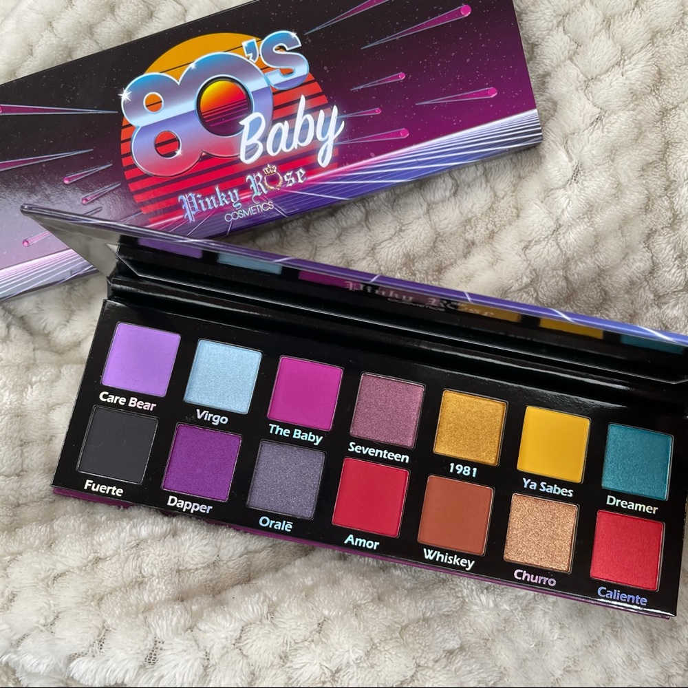 Pinky Rose Cosmetics 80’s Baby Eyeshadow Palette